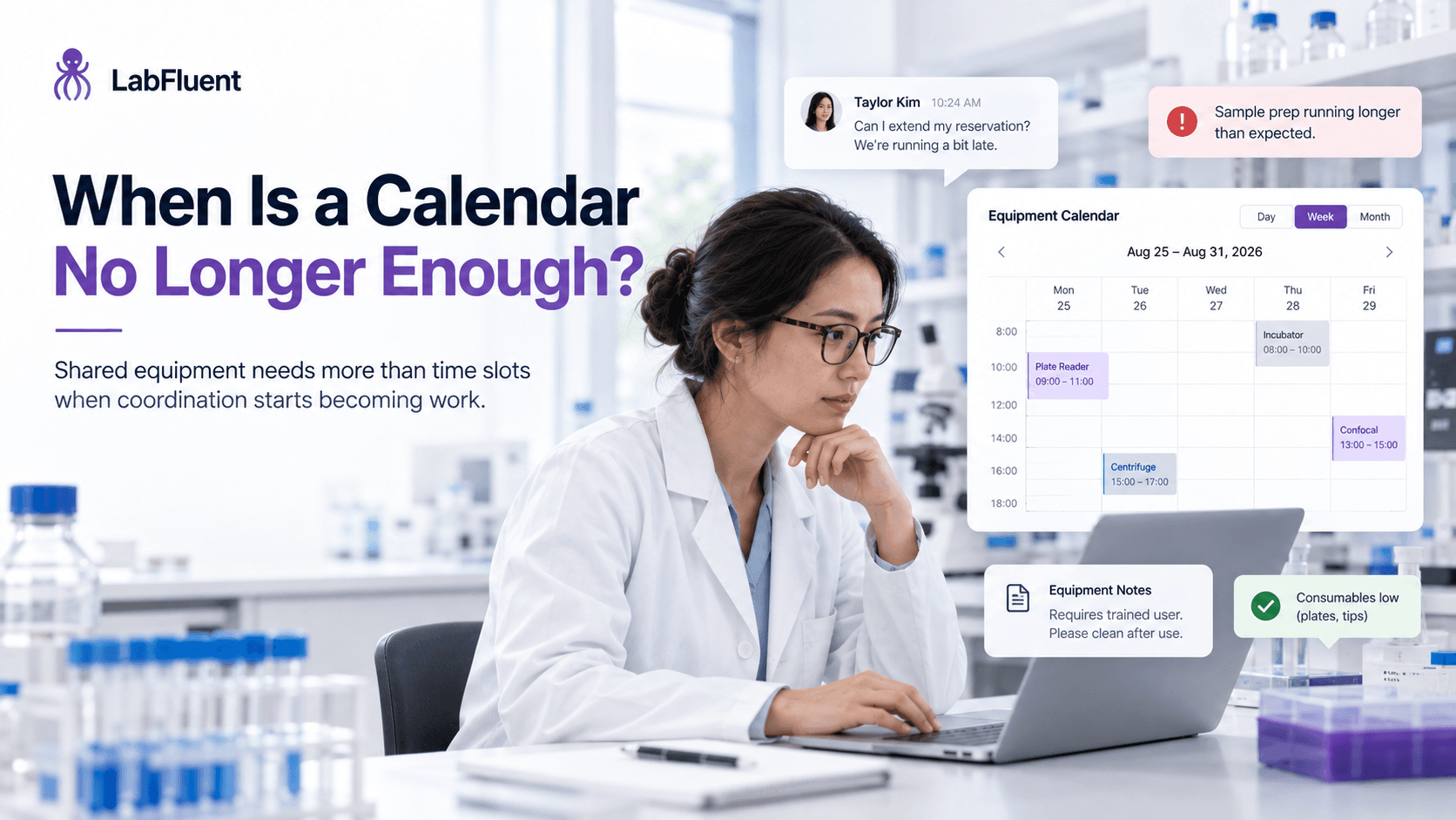 When Does a Shared Calendar Stop Being Enough for Lab Equipment Booking?